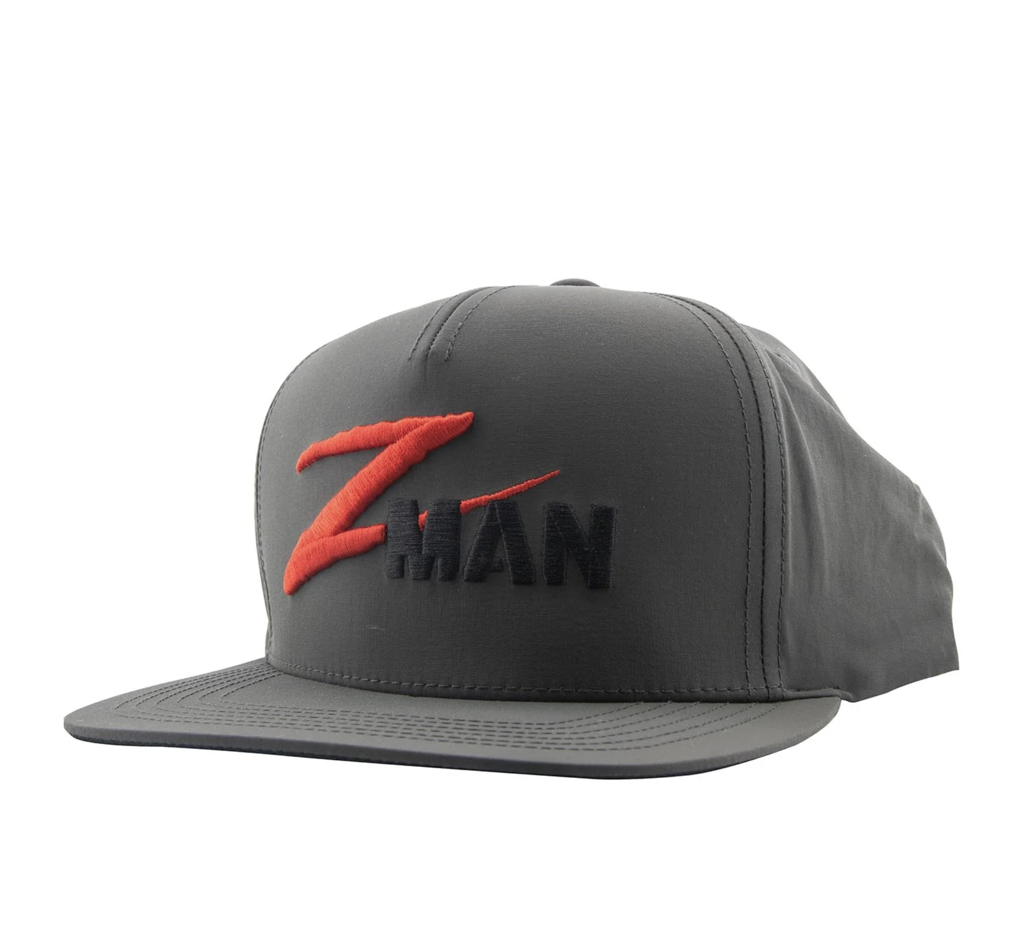 Cappellino Z-Man Logo Flat Bill Hatz col. Charcoal