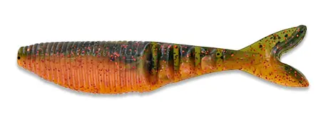 Soft Shad Gary Yamamoto Zako Swimbait 4" col. 956 Wtrmln/Cpr/Orng/Rd