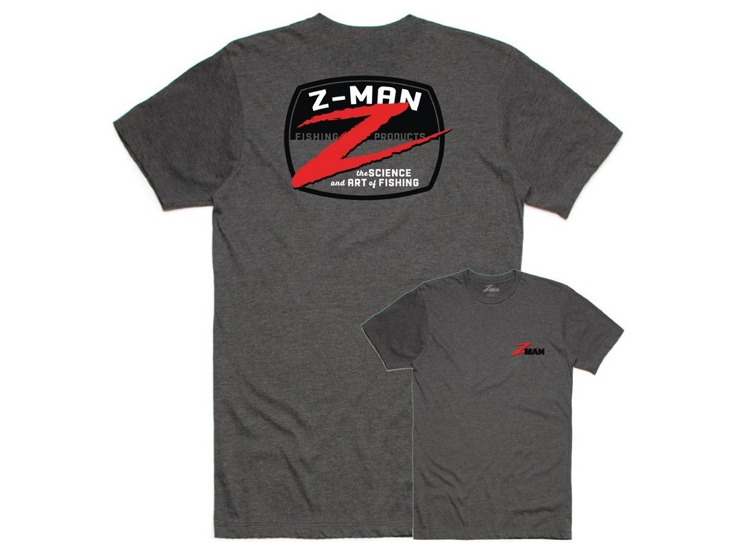 Maglietta Z-Man Z-Badge Logo Teez col. Charcoal Heather