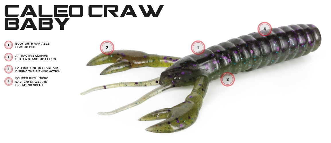 Molix Baby Caleo Craw 3”