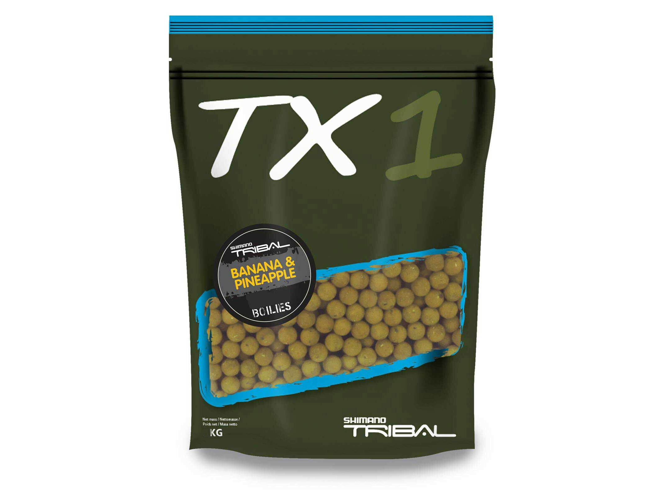 Boilies Shimano TX1 Banana & Pineapple 15mm 1kg