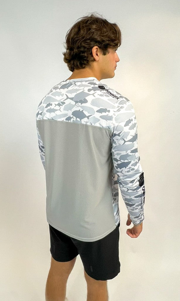 Maglia Anti-UV Outwater Spreks col. Fish Camo
