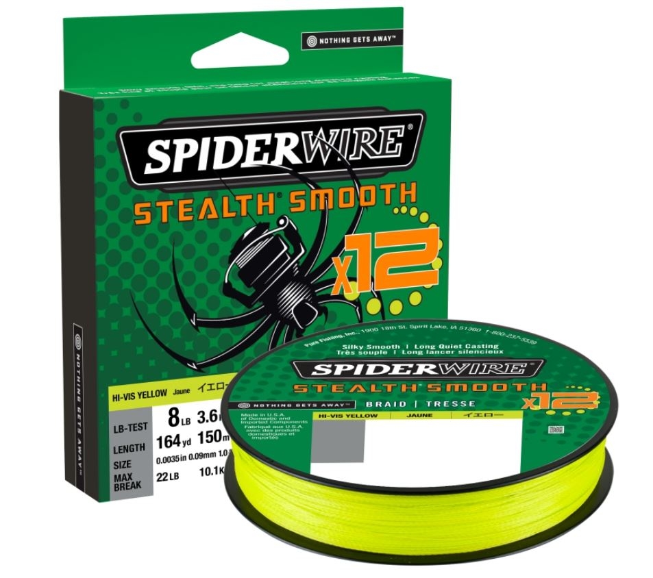 Treccia SpiderWire Stealth Smooth 12 150m Yellow 