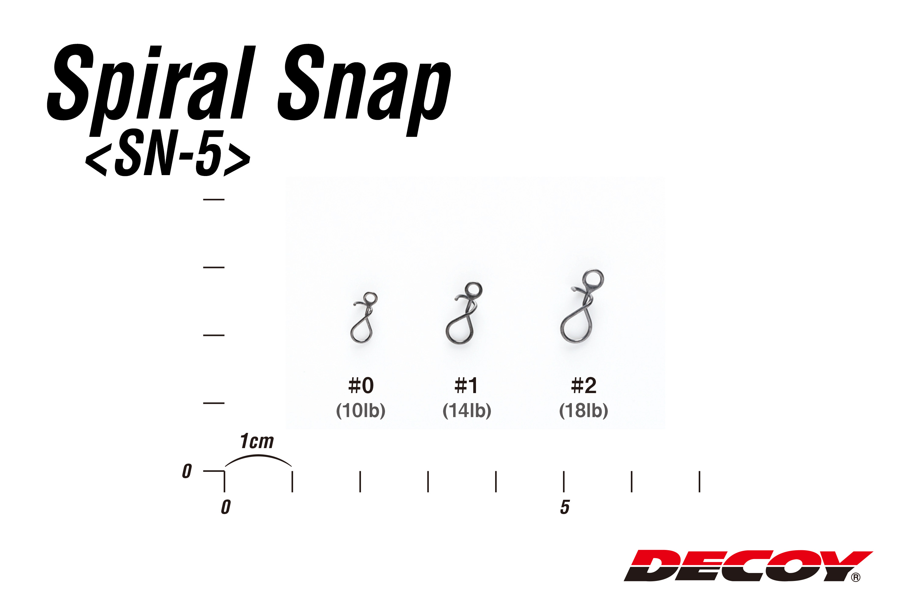 Accessorio Decoy Spiral Snap (Fishing Ring)