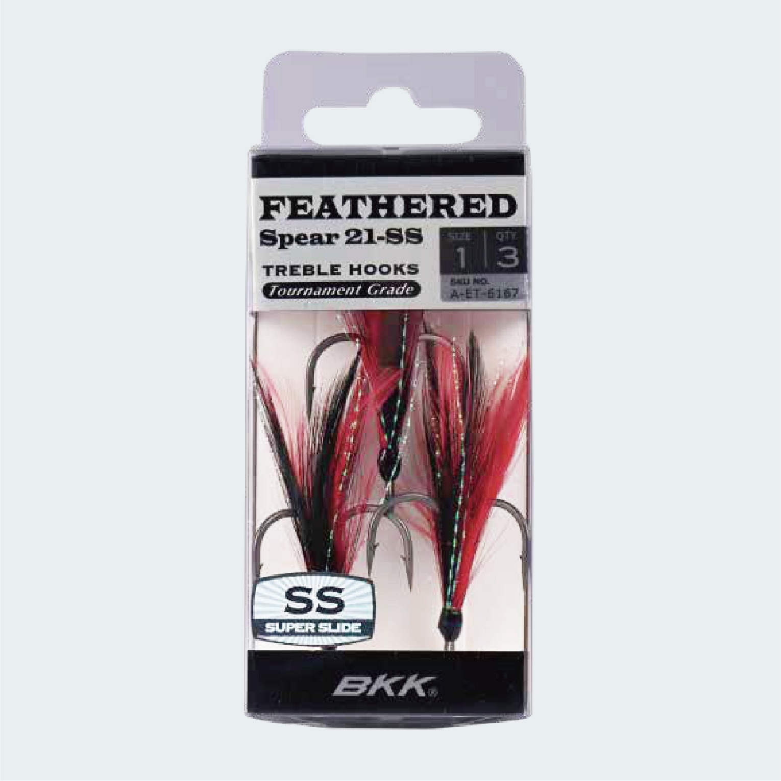 Ancoretta BKK Feathered Spear 21 SS col. Red-Black