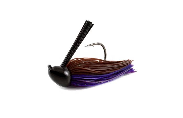 Rubber Jig T3 Custom Baits Compact Jig 7/16 oz col. J01 Brown Purple