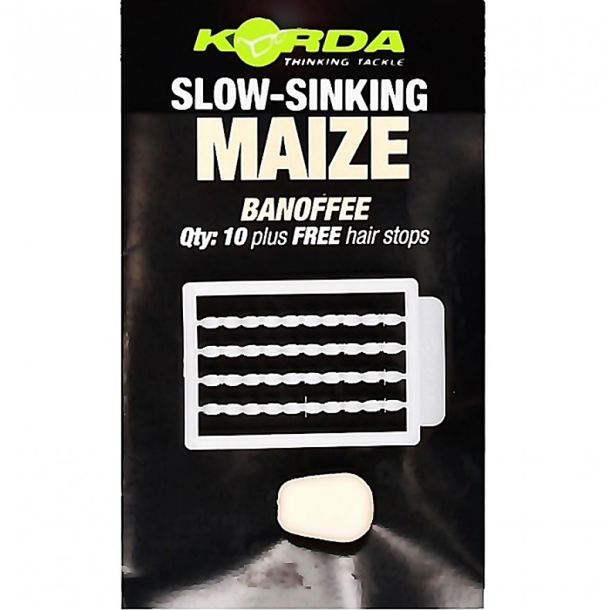 Esca Finta Korda Slow Sinking Corn Banoffee - White Esca Finta Korda Slow Sinking Corn Banoffee - White