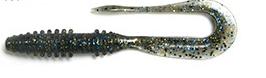 Grub Tail Worm Keitech Mad Wag 2,5” col. K205 Blue Gill