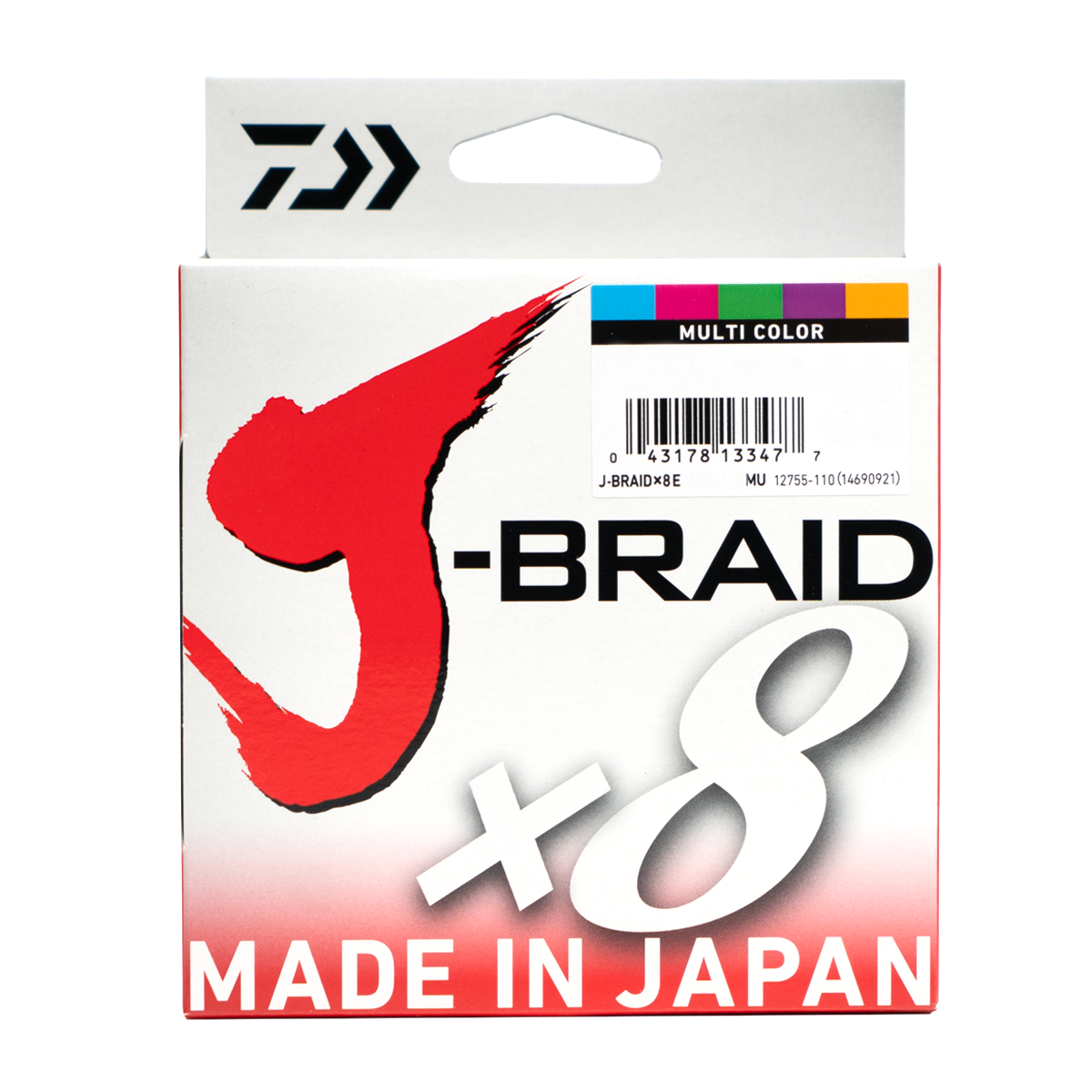 Treccia Daiwa J-Braid X8 300mt Multi Color