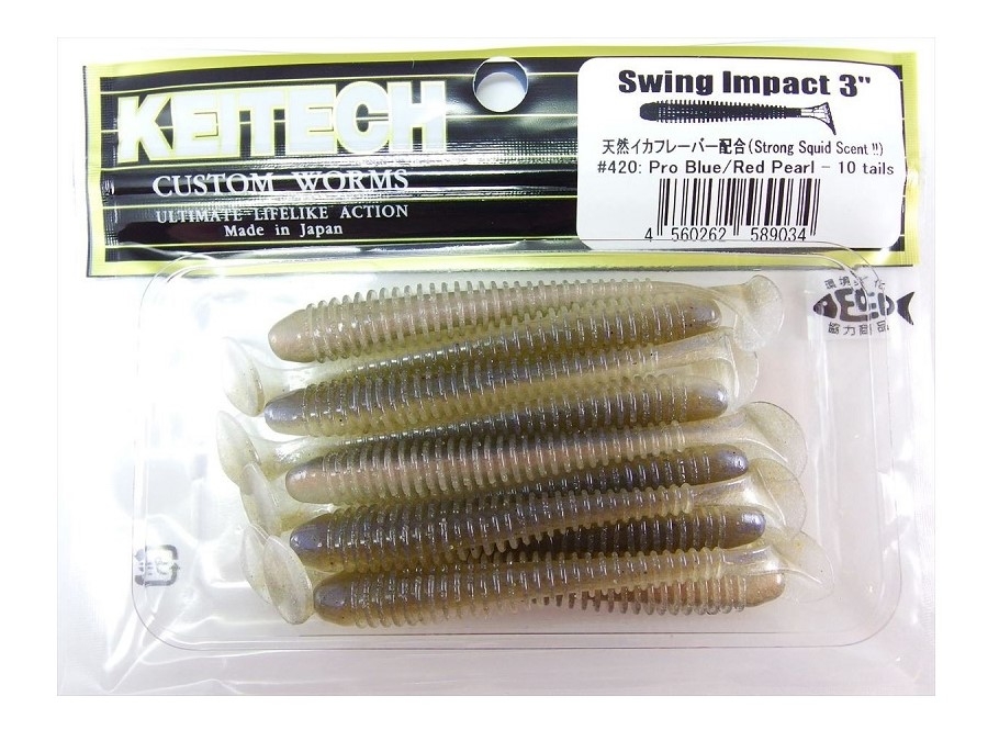 Soft Shad Keitech Swing Impact 3”