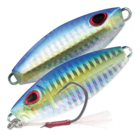Metal Jig Storm Gomoku Slow Rocker 90 gr Assist Hook Col. UV Blue Fu Metal Jig Storm Gomoku Slow Rocker 90 gr Assist Hook Col. UV Blue Fu