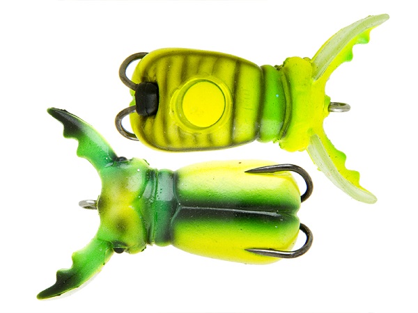 Topwater Hybrid Baits Supernato Beetle Baby col. Chart Beetle