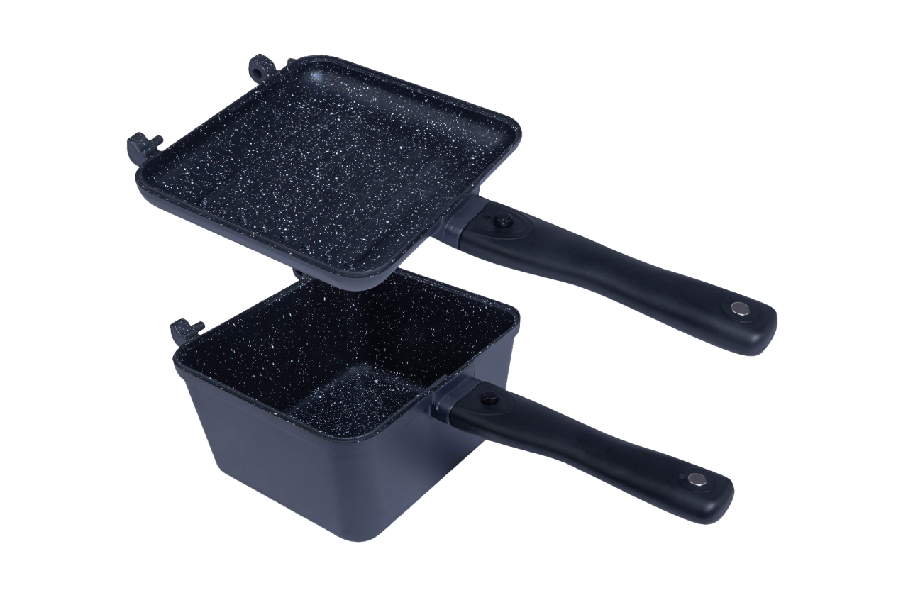 Pentola Ridgemonkey Connect Deep Pan e Griddle Granite