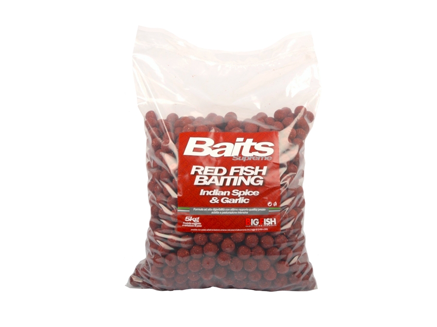 Boilies Big Fish Red Fish BAITING Indian Spice & Garlic 5 kg