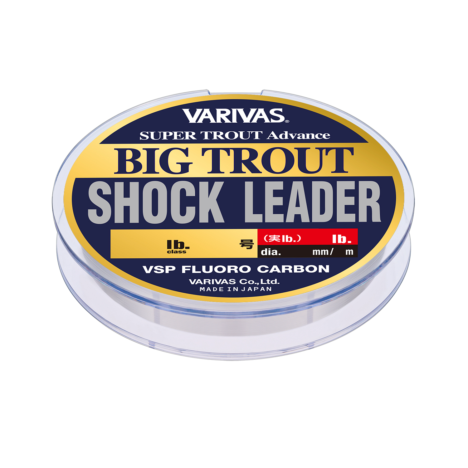 Filo Varivas Big Trout Shock Leader VSP FluoroCarbon 30m 7lb 0,215