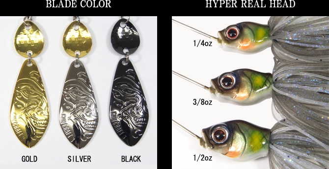 Spinnerbait Gan Craft Killers Bait Mini II 1/4 oz
