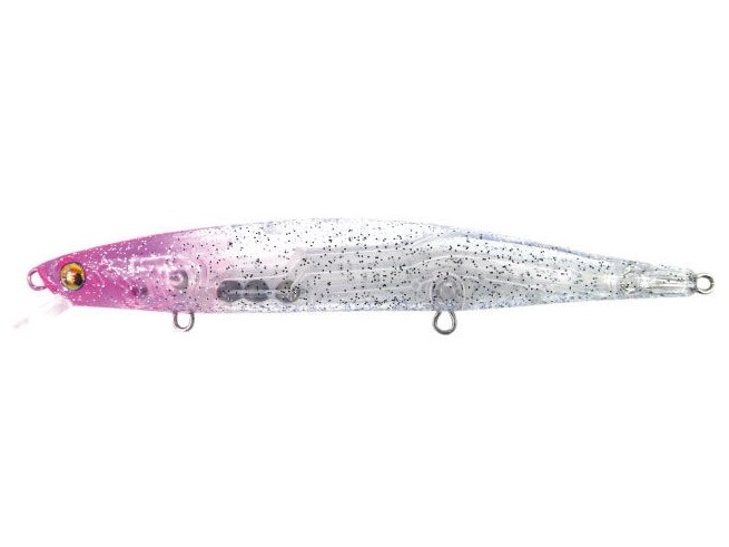Jerkbait Damiki AXE Serpent 130 F Col. 416T Clear Pink Head