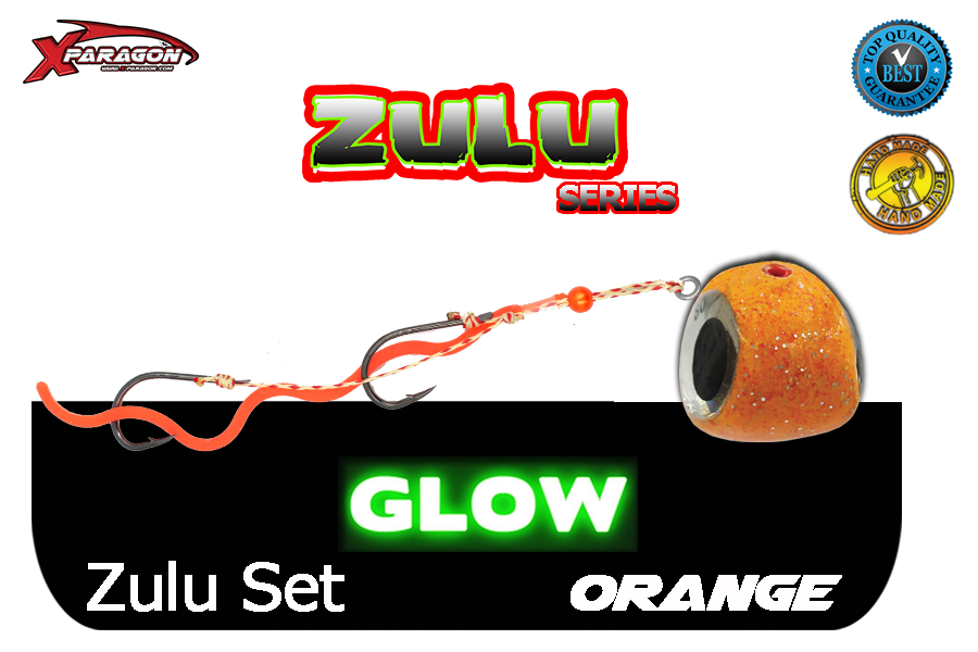 Tenya X-Paragon Zulu Slider Glow Set 100 g col. Orange