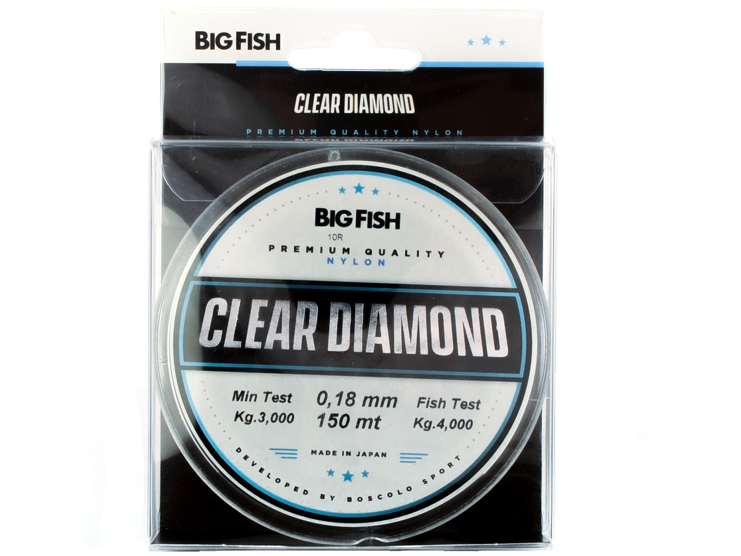 Nylon Big Fish Clear Diamond 150mt 0,18mm