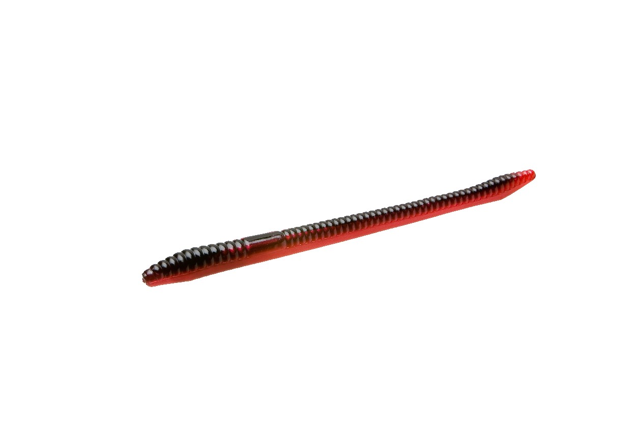 Verme Zoom Finesse Worm 4.5" col. 029 Red Shad