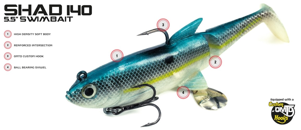 Swimbait Molix Shad 140