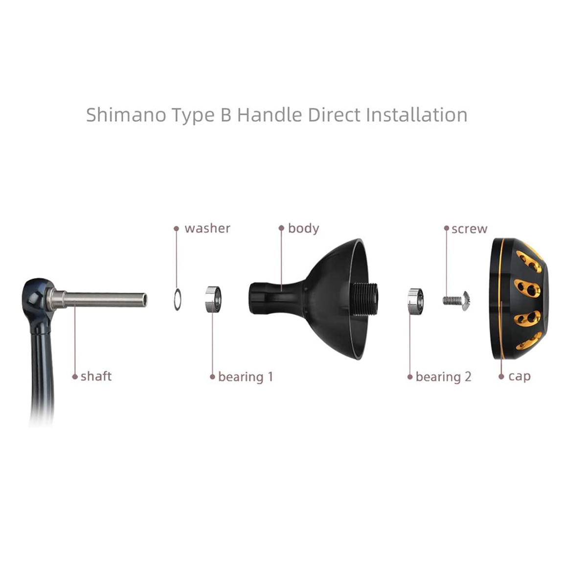 Pomello Gomexus Power Knob Aluminum 45-47 mm
