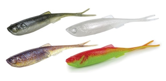 Soft Minnow Molix RT Fork Flex 5" (4 pcs) Col. Mixed Pack 2