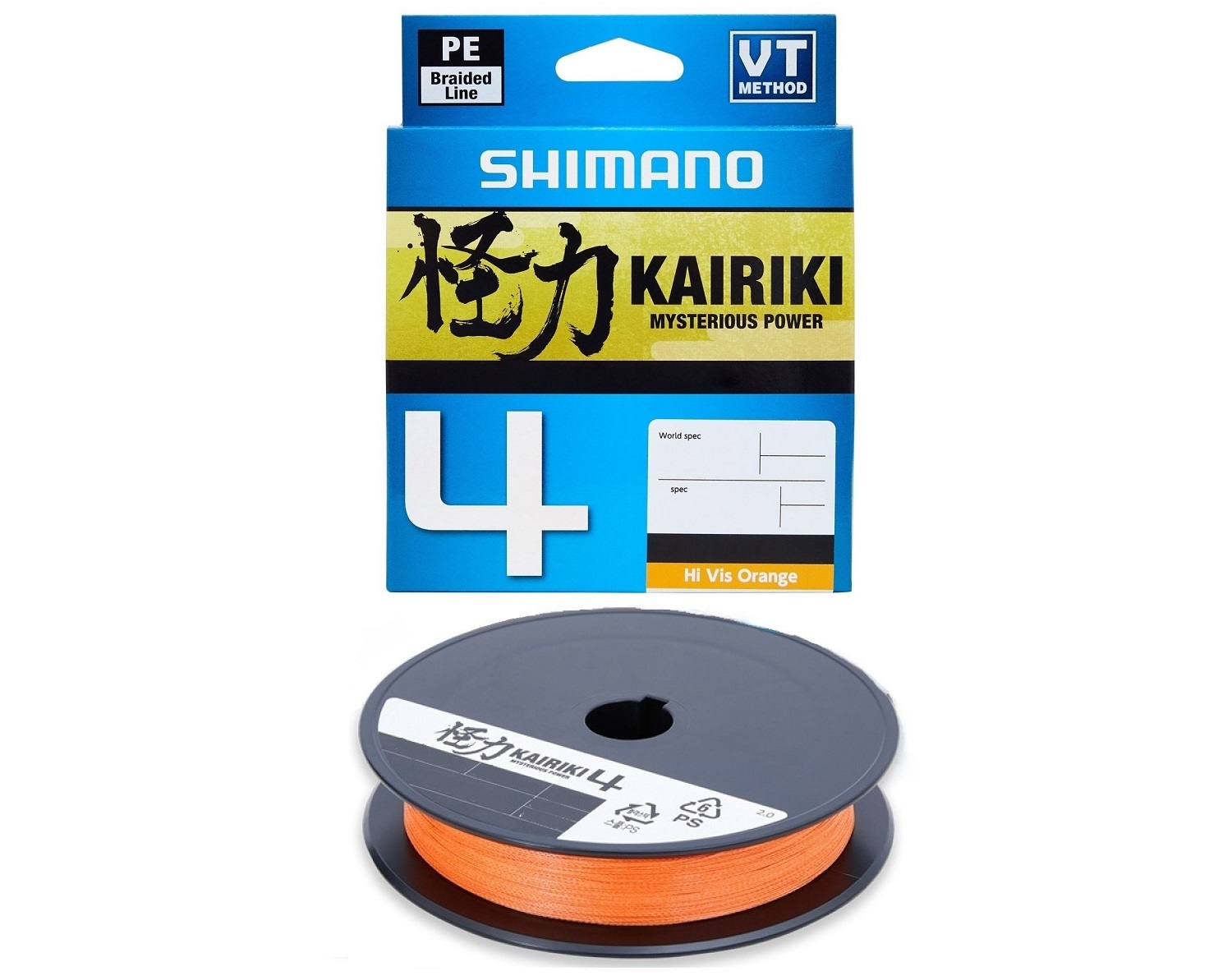 Treccia Shimano Kairiki 4 150m Orange