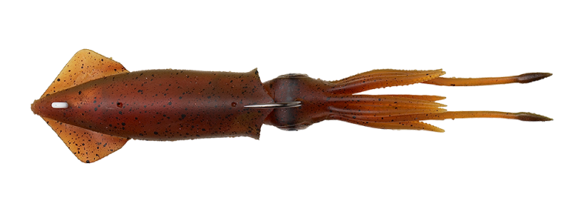 Calamaro Savage Gear SG 3D TPE Swim Squid 95mm 10g  Red Brown
