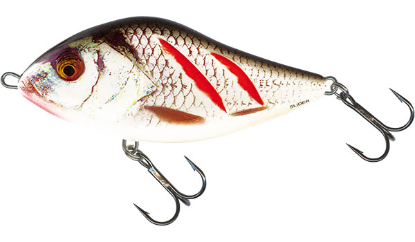 Jerkbait Salmo Slider Floating 10 cm 36 g col. Wounded Real Gry Shnr