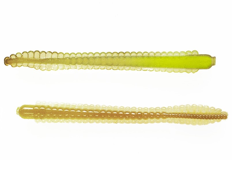 Finesse Bait Netbait Contour Worm 3.5” col. GreenPumpkin Chart