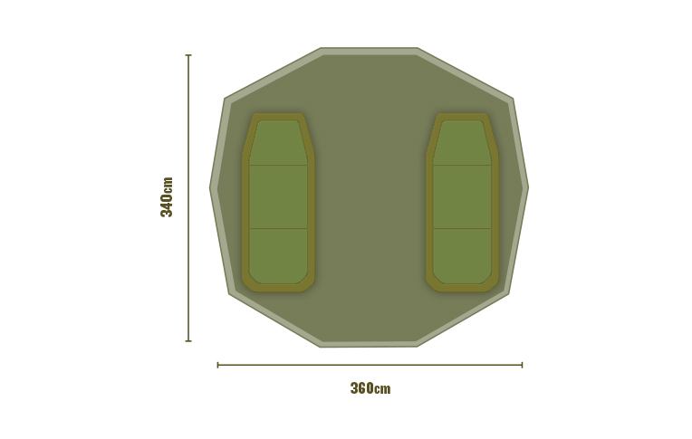 Capsula Interna Trakker Superdome Bivvy Inner Capsule (Single)