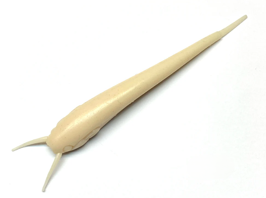 Soft Minnow Nishine Namazu 4” col. Bone
