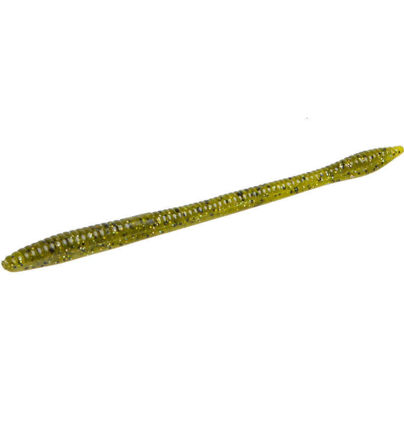 Worm Zoom Trick Worm 6.5" col. Watermelon Gold Glitter Worm Zoom Trick Worm 6.5" col. Watermelon Gold Glitter