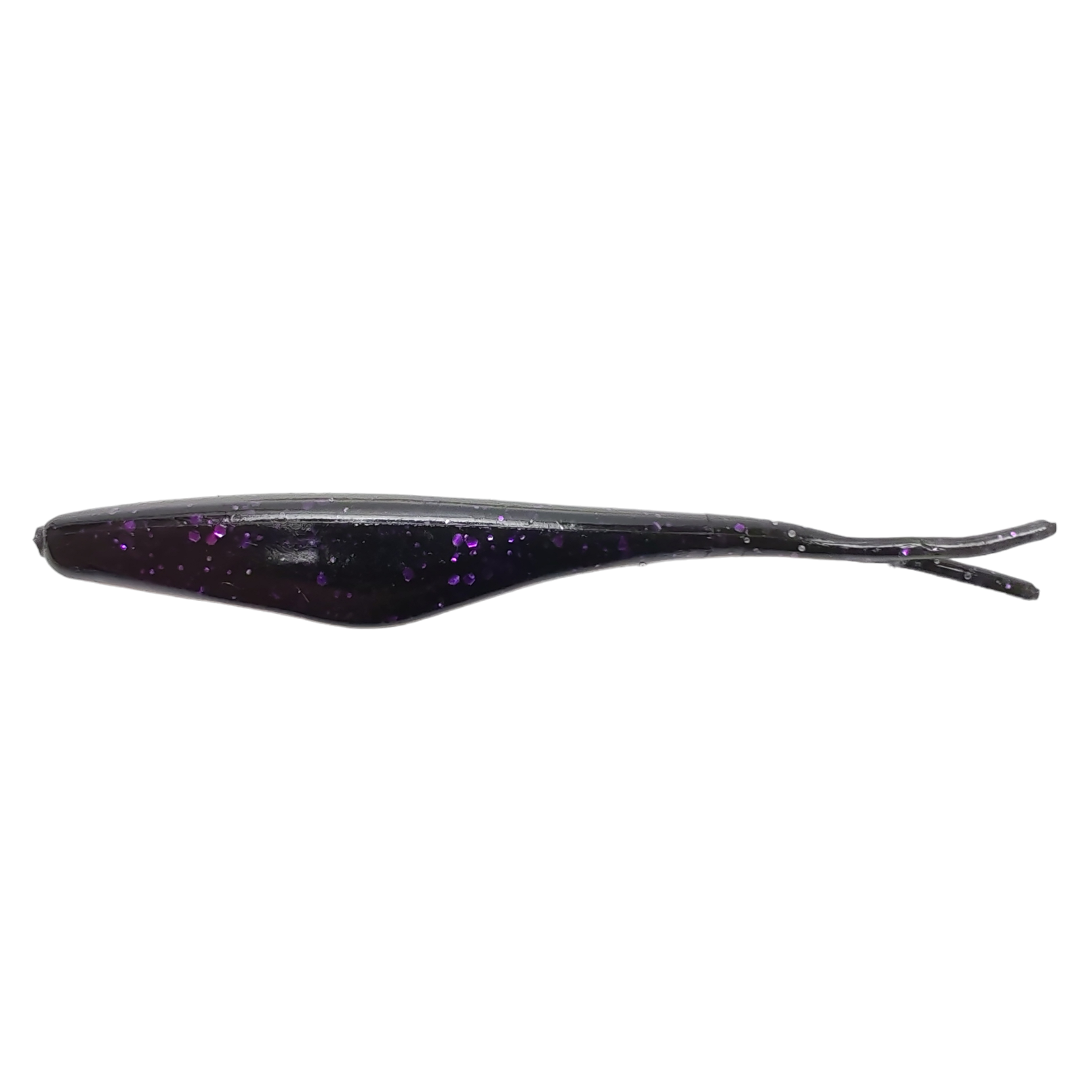 Softbait X-Bait Soft Jerk 4" col. Black Purple Flake