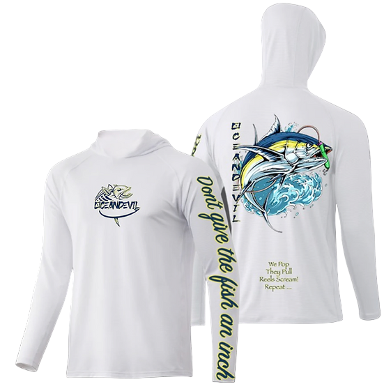 Maglietta Maniche Lunghe Anti UV Ocean Devil Action Shirt 