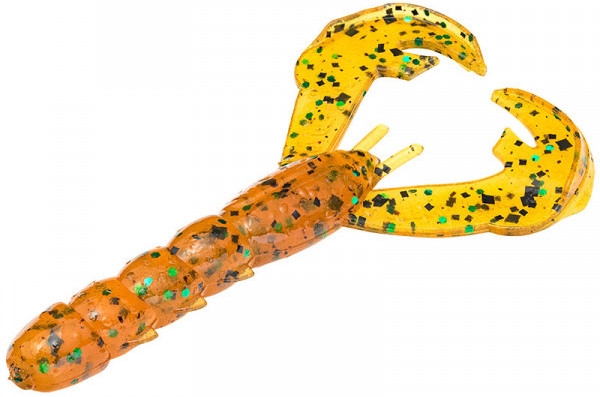 Gambero Strike King Rage Baby Craw col. 102 Amber Green Black Gambero Strike King Rage Baby Craw col. 102 Amber Green Black