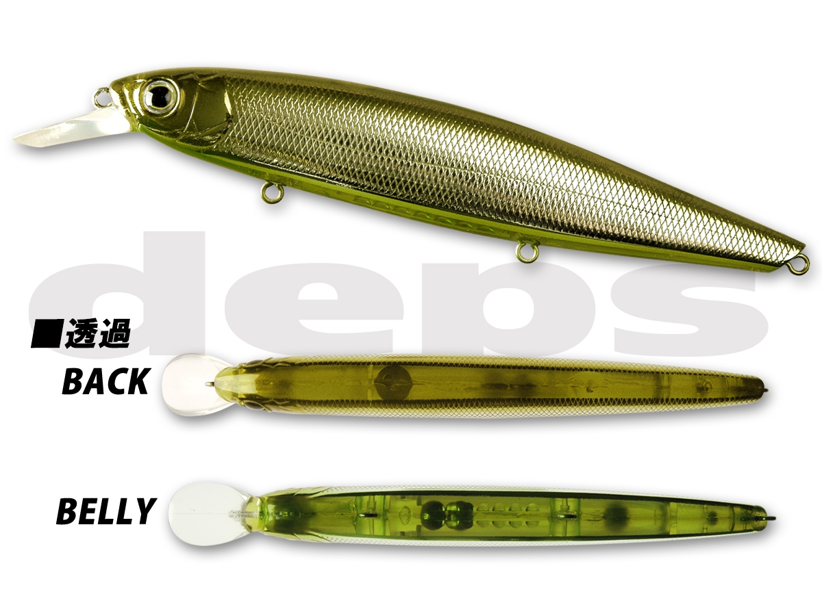 Jerkbait Deps Balisong Minnow 100 SP col. #23 Glass Belly Shiner
