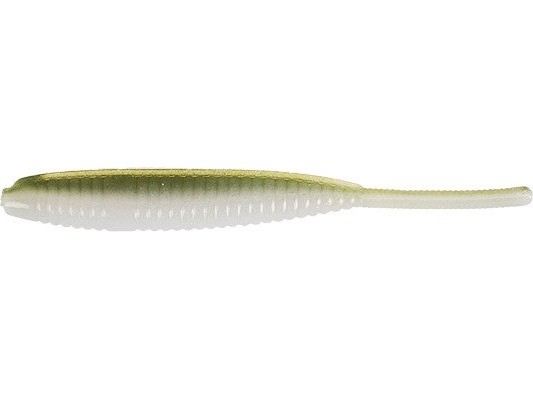 Soft Minnow Gary Yamamoto Shad Shape Worm 4" col. 901 Wtrmln & White Soft Minnow Gary Yamamoto Shad Shape Worm 4" col. 901 Wtrmln & White