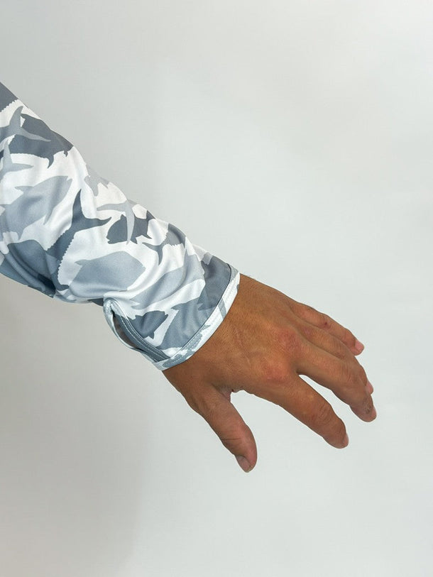 Maglia Anti-UV Outwater Spreks col. Fish Camo