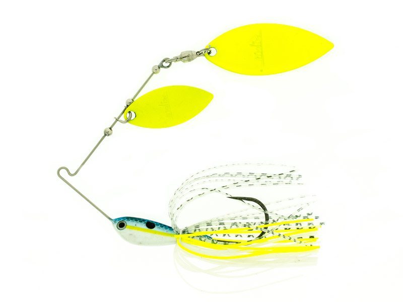 Water slash spinnerbait1/2 dw col neon charmer  ike special