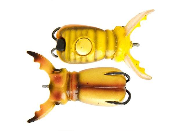 Topwater Hybrid Baits Supernato Beetle Baby col. Metallic Orange