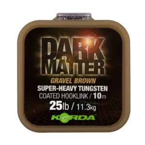 Treccia Korda Dark Matter Tungsten Coated Braid G Brown 25lb 10m
