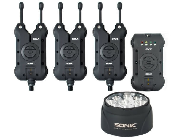 Set Sonik Skx 3+1 alarm + bivvy lamp