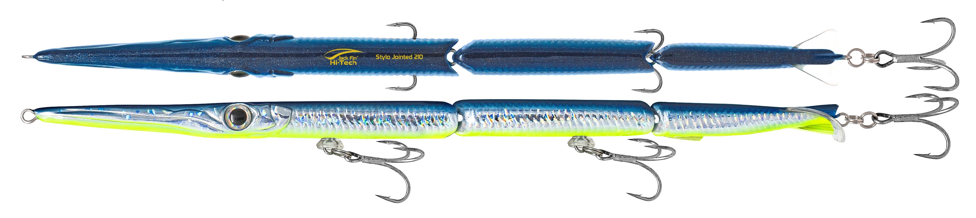 Needlefish Swimbait Jack Fin Stylo Jointed 210 col. 06 Acid Blue