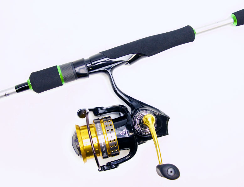 Combo Trout & Finesse Game Boscolo Sport Molix Predator Hunter (Abu Garcia Superior 2500S)