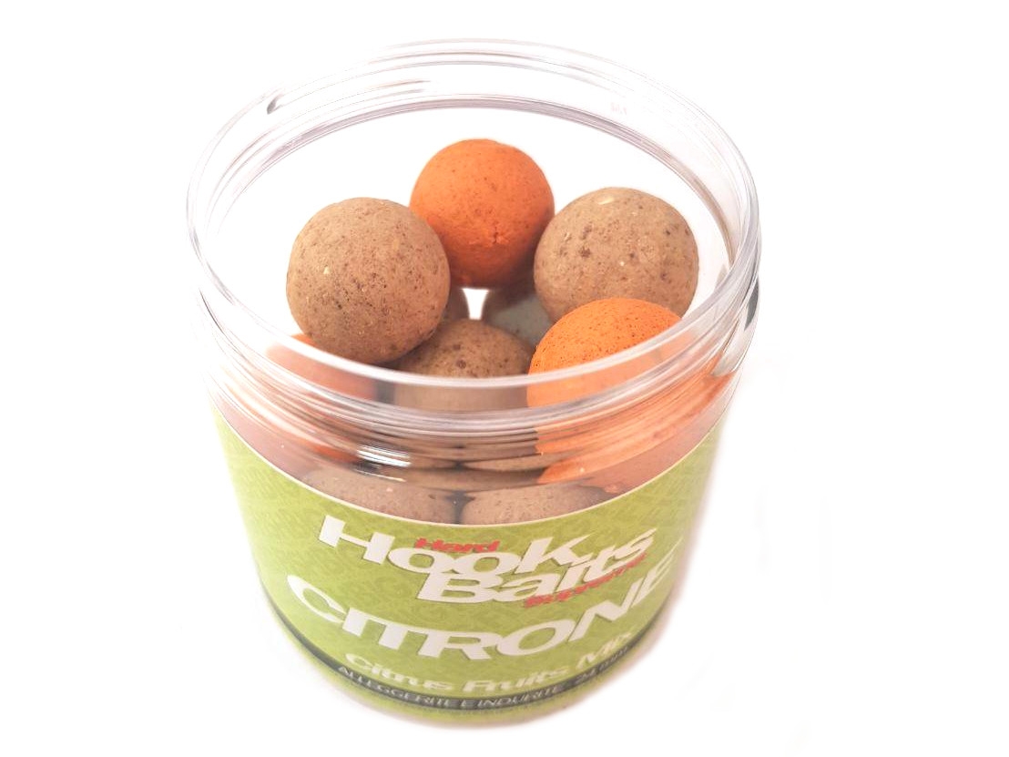 Boilies Big Fish Indurite Citrone original 24mm barattolo