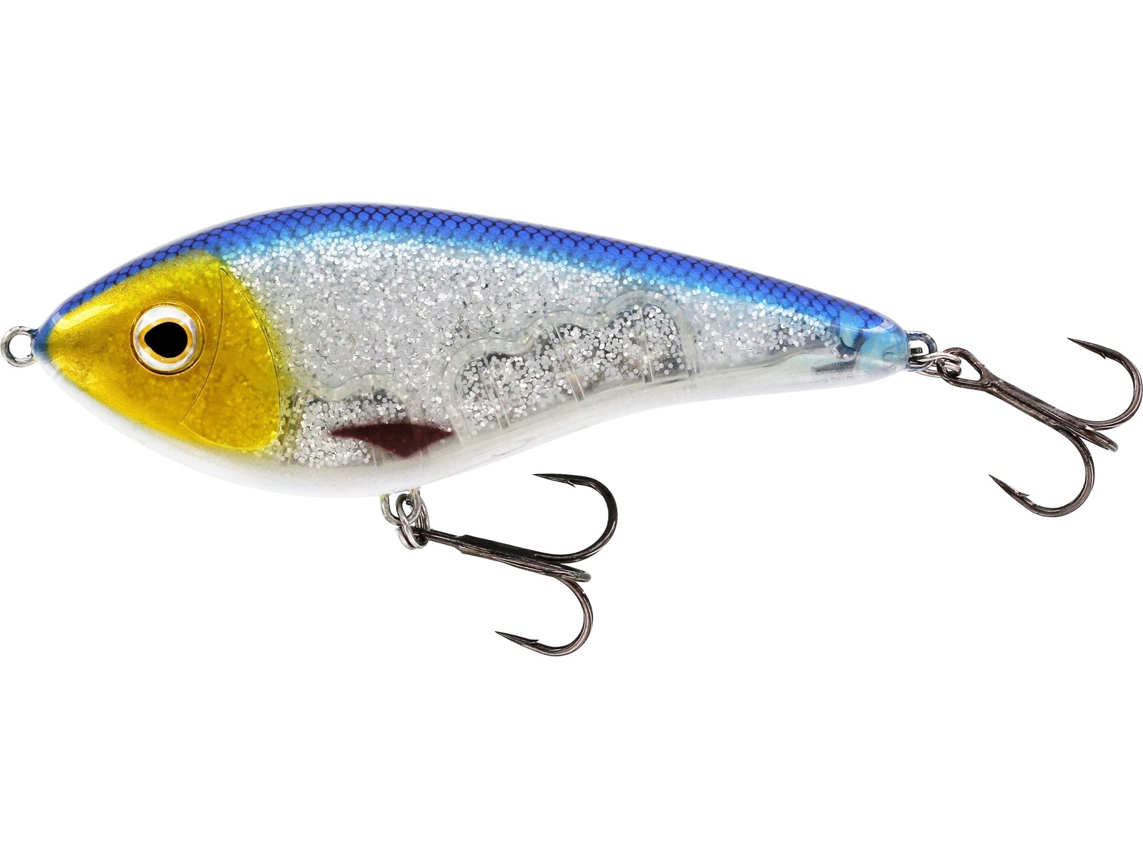 Pike Jerk Westin Swim Glidebait 15cm 107g SP col. 3D Blue Headlight