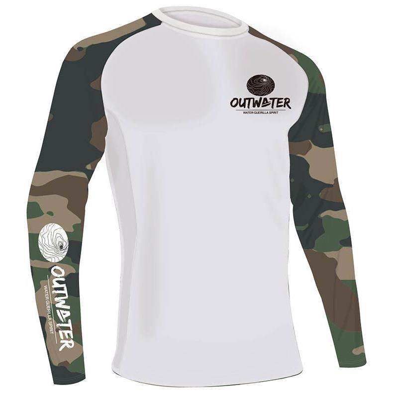 Maglia Anti-UV Outwater Camp One col. Old Skool Camo