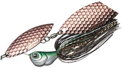 Spinnerbait Evergreen D-Zone Titanio 1/2 oz DW col. 10